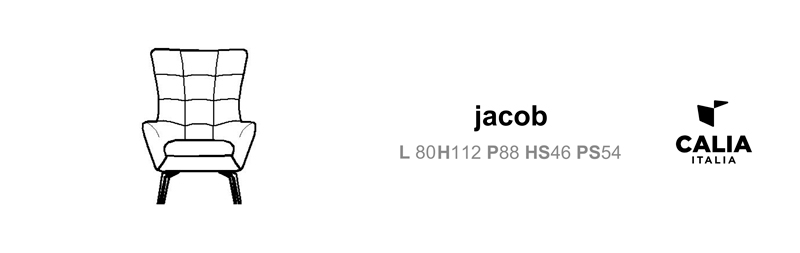 Кресло Jacob (L 80 H112 P88)
