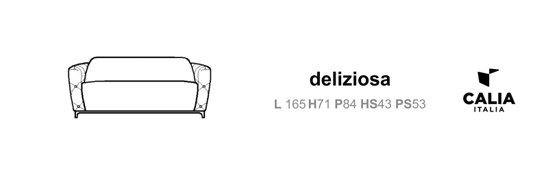 Диван Deliziosa (L 165 H71 P84)
