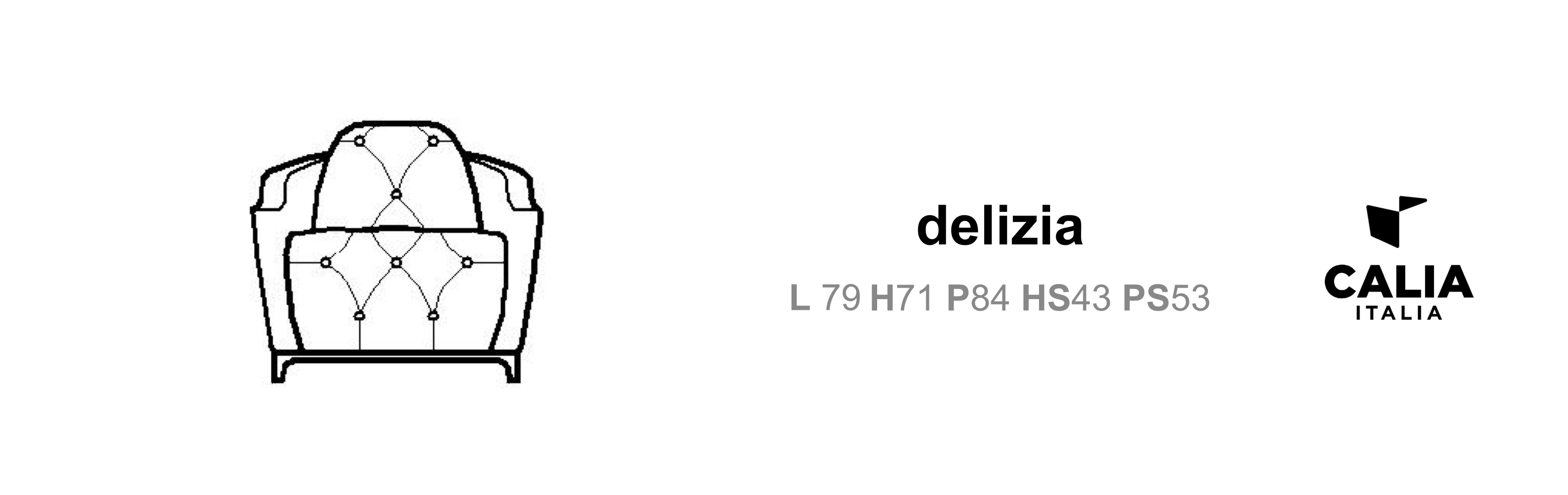 Кресло Delizia (L 79 H71 P84)